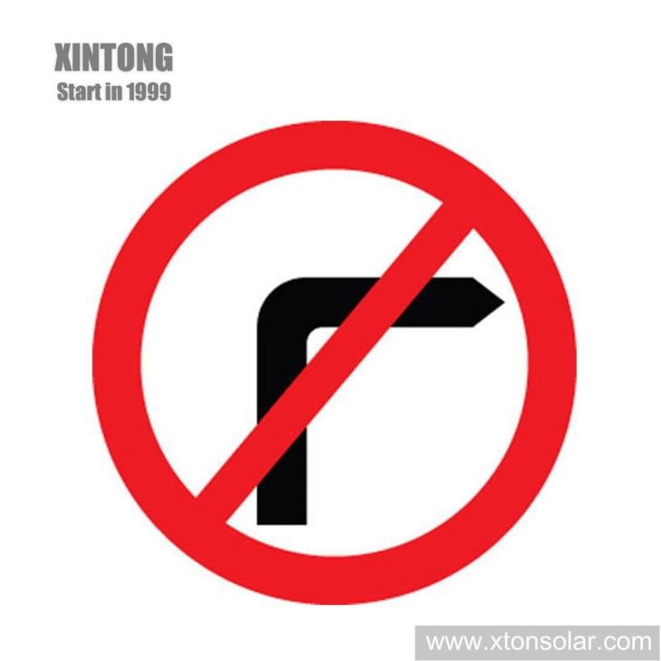 Aluminum Red Round Traffic Sign Aluminum Red Round Traffic Sign