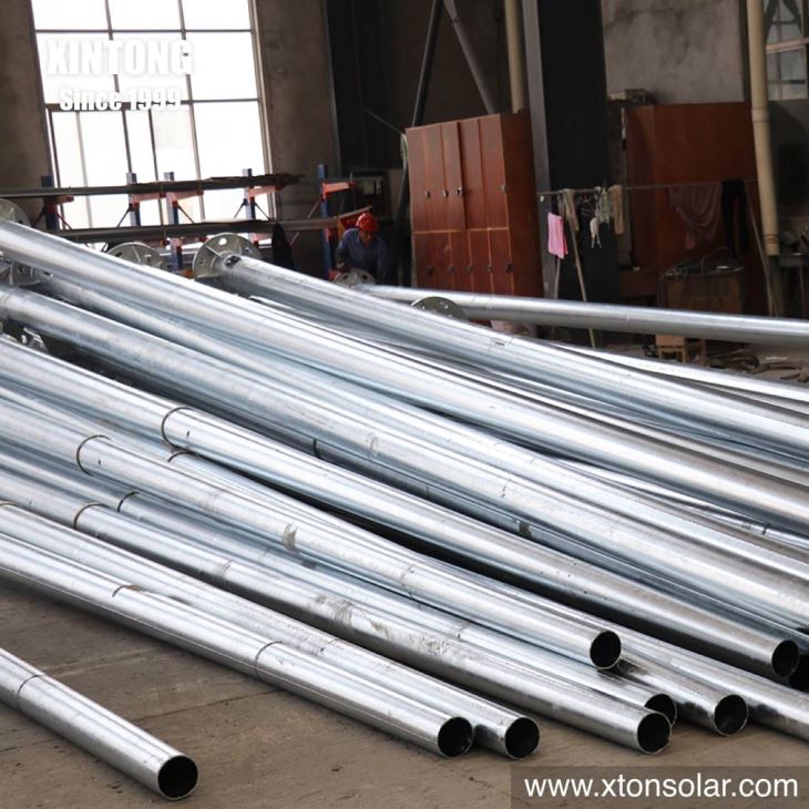 Galvanized Street Lighting Pole 8m Galvanized Street Lighting Pole 8m
